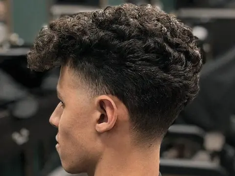 Loki z taper fade — Boske Barber Rzeszów
